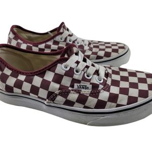 Vans Low Top Checkboard Tie Up